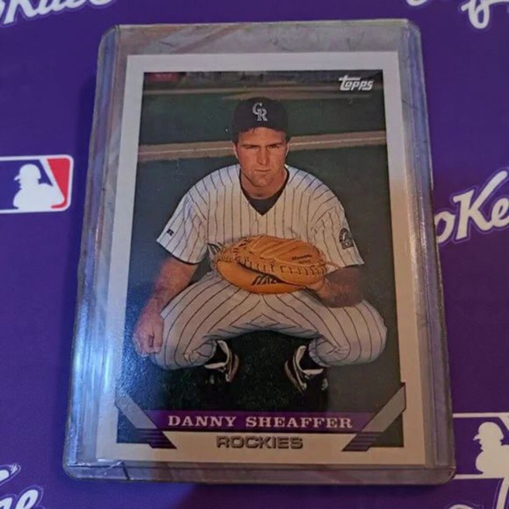 Danny Sheaffer Topps 1993 #39T Colorado Rockies baseball card